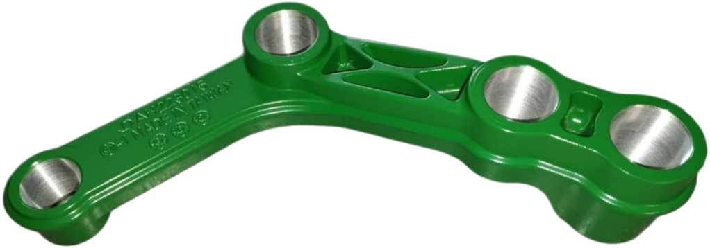 LEFT SIDE CLEANING SHOE CHAFFER ARM FOR JOHN DEERE COMBINE — AH223015