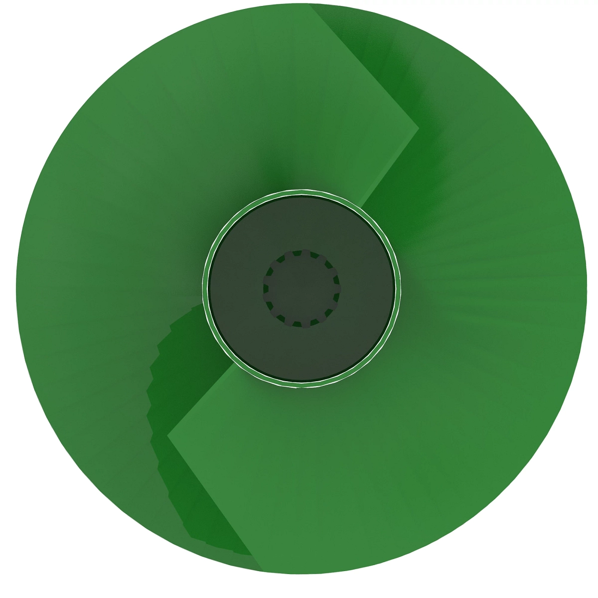 AUGER FOR JOHN DEERE COMBINE — AH164070