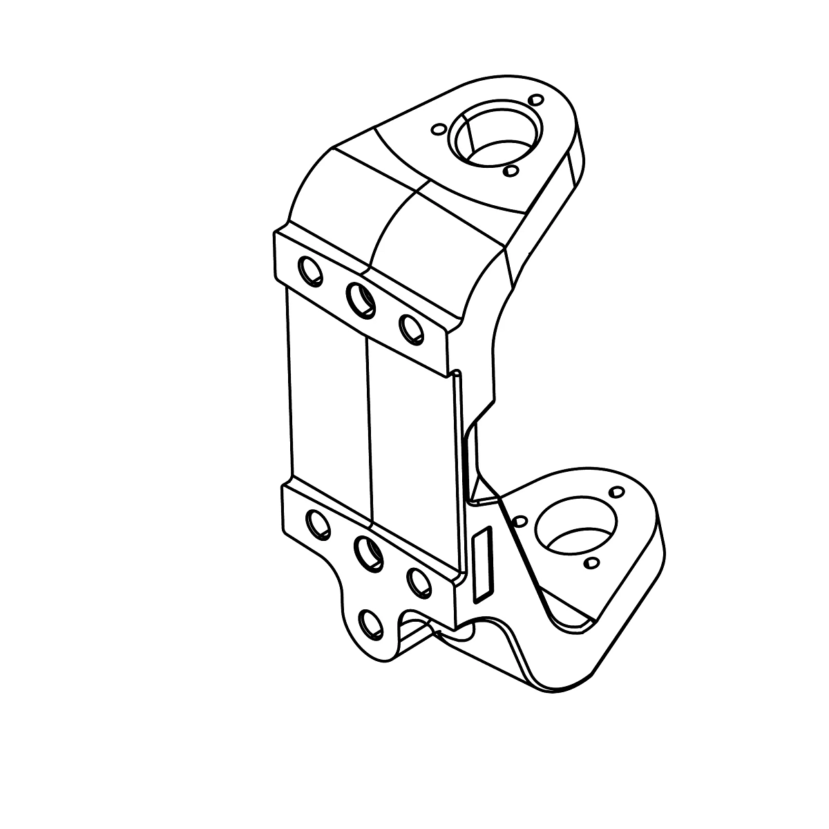 REAR SPINDLE YOKE FOR JOHN DEERE COMBINE — H208344