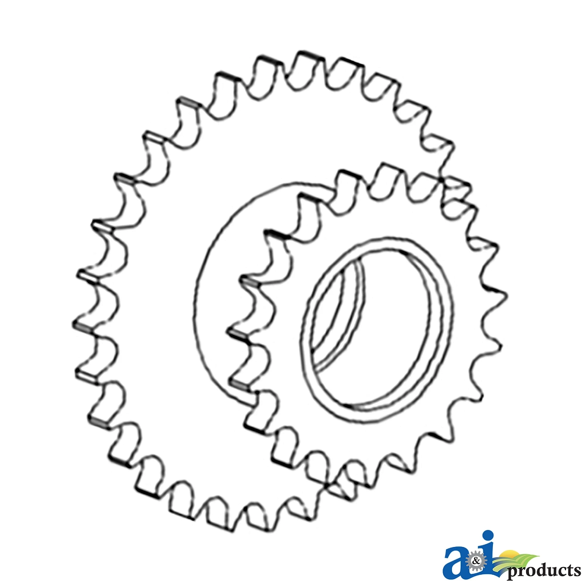 SPROCKET FOR JOHN DEERE COMBINE — AH135611